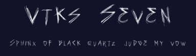 Vtks Seven by Douglas Vitkauskas — Script Handwritten Font — thumbnail 2