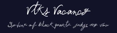 Vtks Vacancy by Douglas Vitkauskas — Script Handwritten Font — thumbnail 2