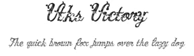 Vtks Victory by Douglas Vitkauskas — Script Handwritten Font — thumbnail 1