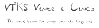 VTKS Vinte e Cinco by Douglas Vitkauskas — Script Handwritten Font — thumbnail 1