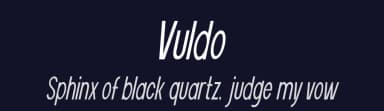 Vuldo by Khurasan — Sans Serif Font — thumbnail 2
