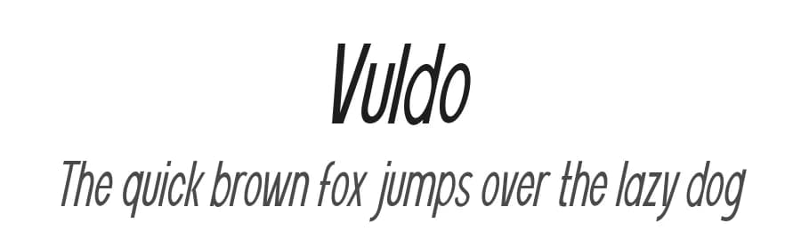 Vuldo by Khurasan — Sans Serif Font