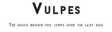 Vulpes by Marco Ballarè — Sans Serif Font — thumbnail 1