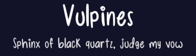 Vulpines by Vulpine — Script Handwritten Font — thumbnail 2