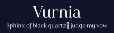 Vurnia by VPcreativeshop — Serif Font — thumbnail 2