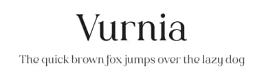 Vurnia by VPcreativeshop — Serif Font — thumbnail 1