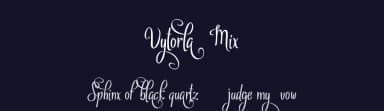 Vytorla Mix by Digital Typeface Studio — Script Handwritten Font — thumbnail 2