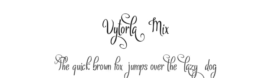 Vytorla Mix by Digital Typeface Studio — Script Handwritten Font
