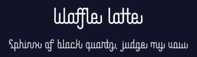 Waffle Latte by PutraCetol Studio — Script Handwritten Font — thumbnail 2