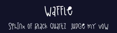Waffle by Monoco Type Foundry — Script Handwritten Font — thumbnail 2