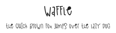Waffle by Monoco Type Foundry — Script Handwritten Font — thumbnail 1