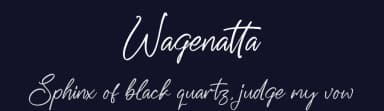 Wagenatta by Integritype Studio — Script Handwritten Font — thumbnail 2
