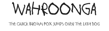 Wahroonga by Juha Korhonen — Script Handwritten Font — thumbnail 1