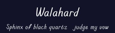 Walahard by Jprint Studio — Script Handwritten Font — thumbnail 2