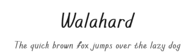 Walahard by Jprint Studio — Script Handwritten Font — thumbnail 1