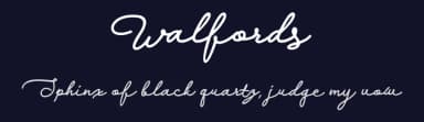 Walfords by Senzana — Script Handwritten Font — thumbnail 2