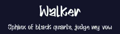 Walker by Annisa Afni — Script Handwritten Font — thumbnail 2