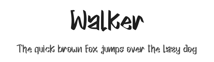 Walker by Annisa Afni — Script Handwritten Font