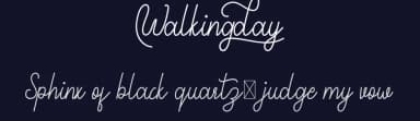 Walkingday by Edric Studio — Script Handwritten Font — thumbnail 2