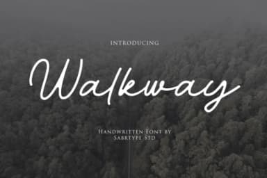 Walkway Font by sabrcreative — Script Handwritten Font — thumbnail 1