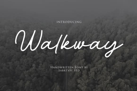 Walkway Font by sabrcreative — Script Handwritten Font