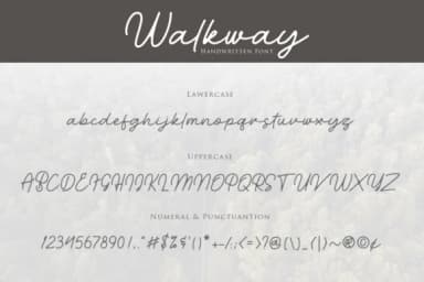 Walkway Font by sabrcreative — Script Handwritten Font — thumbnail 8
