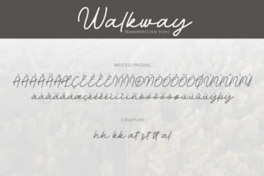 Walkway Font by sabrcreative — Script Handwritten Font — thumbnail 9