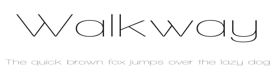 Walkway by GemFonts / Typotheticals — Sans Serif Font