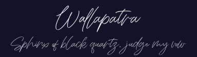 Wallapatra by Vunira Design — Script Handwritten Font — thumbnail 2
