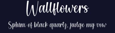 Wallflowers by Wahyu Studio — Script Handwritten Font — thumbnail 2