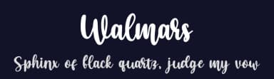 Walmars by Bearytype — Script Handwritten Font — thumbnail 2