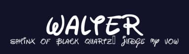 Walter by Fontomen — Script Handwritten Font — thumbnail 2