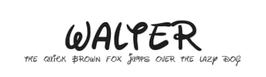 Walter by Fontomen — Script Handwritten Font — thumbnail 1