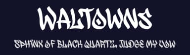 Waltowns by Variatype — Script Handwritten Font — thumbnail 2