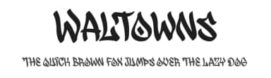 Waltowns by Variatype — Script Handwritten Font — thumbnail 1