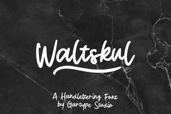Waltskul Font by GartypeStudio — Script Handwritten Font