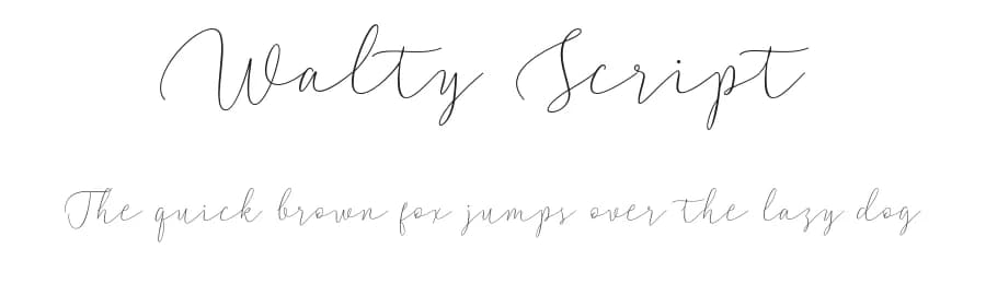 Walty Script by pointlab studio — Script Handwritten Font