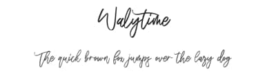 Walytime by StringLabs Creative Studio — Script Handwritten Font — thumbnail 1