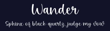 Wander by Graphix Line Studio — Script Handwritten Font — thumbnail 2