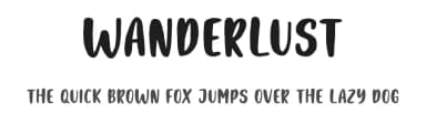 Wanderlust by Graphix Line Studio — Script Handwritten Font — thumbnail 1