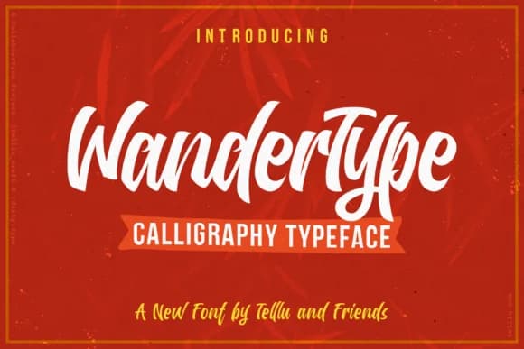 WanderType Font by Telllu — Script Handwritten Font