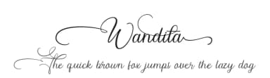 Wandita by Joko Setiono — Script Handwritten Font — thumbnail 1