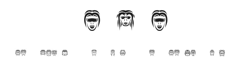 Wanita by Vladimir Nikolic — Dingbats Font