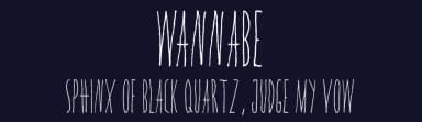 Wannabe by wannabe — Script Handwritten Font — thumbnail 2