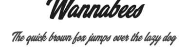 Wannabees by Billy Argel Fonts ® — Script Handwritten Font — thumbnail 1