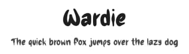 Wardie by Arif Purnomo — Script Handwritten Font — thumbnail 1