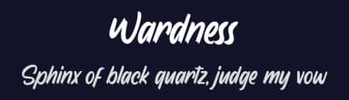 Wardness by Garisman Studio — Script Handwritten Font — thumbnail 2