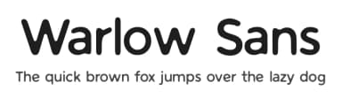 Warlow Sans by Quzma Supply Co. | quzma.co — Sans Serif Font — thumbnail 1