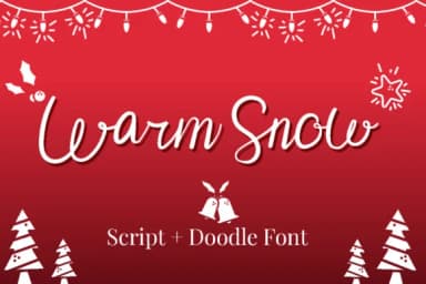 Warm Snow Font by attypestudio —  Font — thumbnail 1