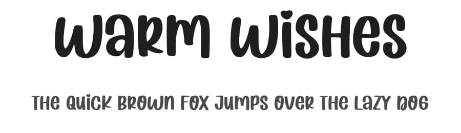 Warm Wishes by Nirmala Creative — Script Handwritten Font